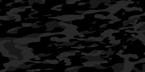 Camouflage background. Seamless pattern vector. © roni