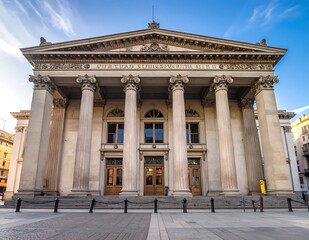Fototapeta premium St. Georges Hall - A Neoclassical Masterpiece in Liverpool, England.