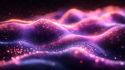 Obraz premium Abstract digital wave background