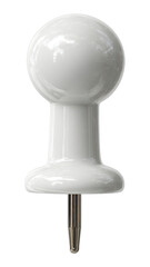 PNG White glossy pin object
