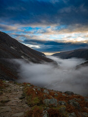 Obraz premium sunrise in the mountains