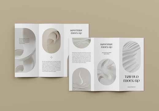 Trifold Brochure Mockup