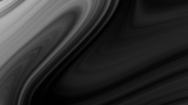 Abstract animated background with smooth flowing black and gray gradient waves creating elegant motion and depth suitable for modern digital design, presentation backdrop, and artistic visuals