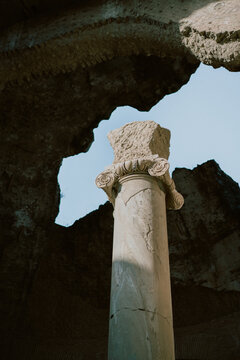 Accient Rome statue in the old park