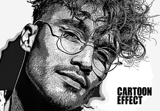 Pencil Sketch Cartoon Photo Effect