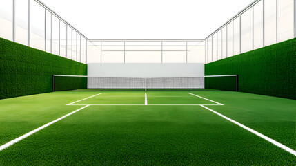 Fototapeta premium tennis court and net