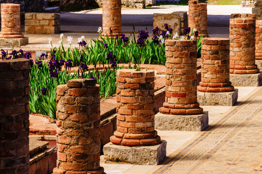 Conimbriga, house of the fountains, first half of the 2nd century, city of the Conventus Scallabitanus, district of Coimbra, Portugal,