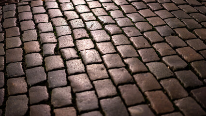 Old pavement in Bruxelles