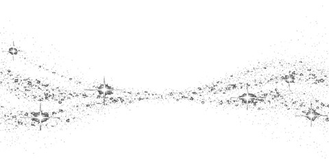 Black and white abstract background with stars featuring a fresh blue water splash and flowing transparent liquid bubbles for a clean motion effect © Hena