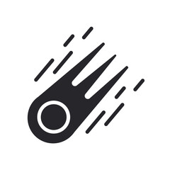 meteor icons outline and Flat Style,transparent background © sri
