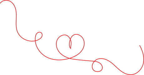 Heart Line Art Symbol of Love and Elegance