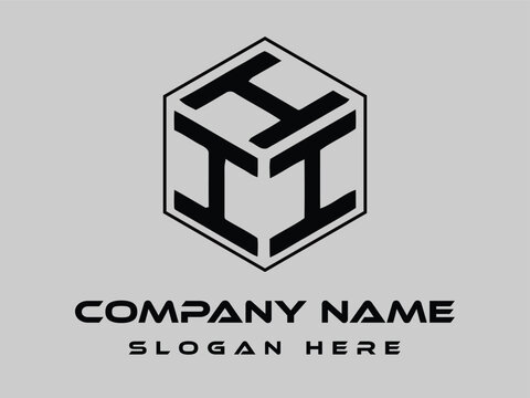 Triple H or HHH isometric vector logo
