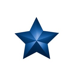 Obraz premium 3d silver star