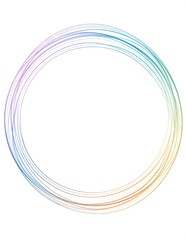 Abstract Circle - A Colorful and Minimalist Design Element.
