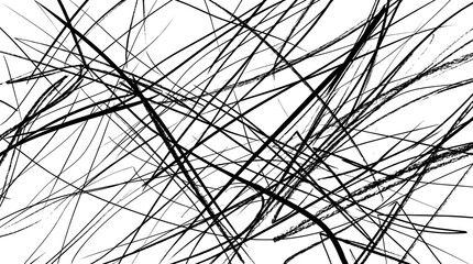 Dynamic abstract black and white grunge line pattern artistic drawing background texture graphic design