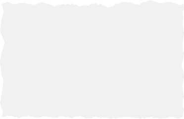 Fototapeta premium Torn paper edges with rough ripped texture, isolated on transparent background.