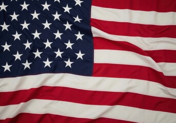 Fototapeta premium American flag waving, united states flag