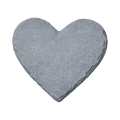 PNG Textured stone heart shape