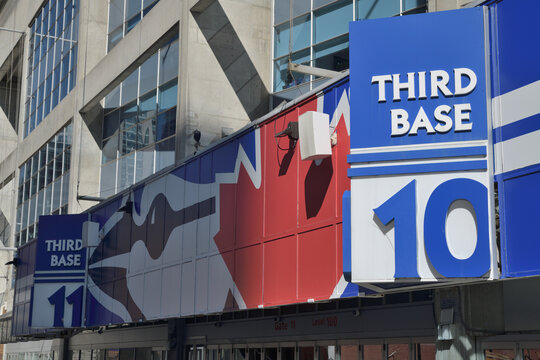 Rogers Centre, gates 10 and 11 (Third Base) west side, Toronto