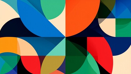 Obraz premium Abstract pastel geometric waves design seamless pattern modern art background