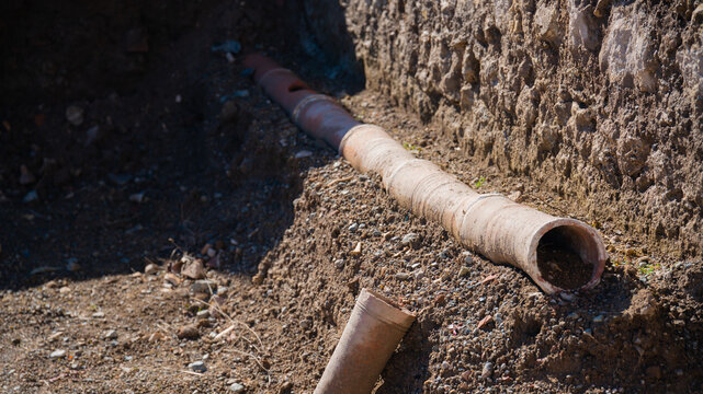 Ancient Clay Pipe Found at Archaeological Excavation Site