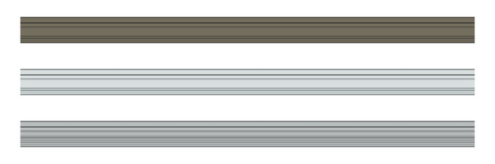 White, beige, khaki wooden molding baseboard trim for wall and ceiling interior decoration with classic architectural profile decorative home decor construction on transparent isolated png © SharminAkter