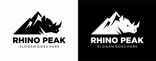 rhinoceros peak vector logo © Syibil