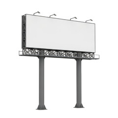 Obraz premium Large billboard standing on a pair of supporting metal legs