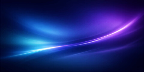 A glowing digital abstract background featuring flowing purple and blue waves with dynamic lines creating a motion energy pattern for a modern wallpaper design © MdShakibAhamed