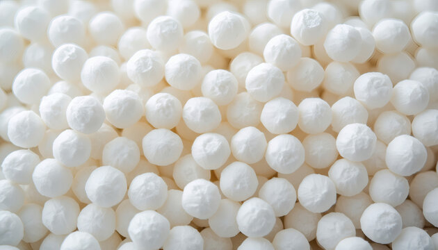 White cotton swabs pile macro. Hygiene healthcare clean medical texture.