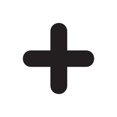 Obraz premium Plus add icon vector editable EPS positive symbol