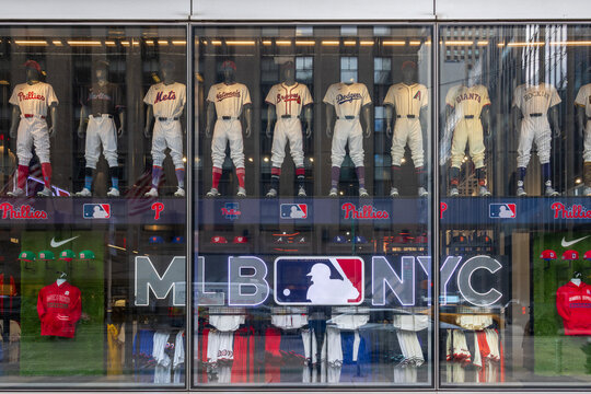 MLB Flagship Store in midtown Manhattan New York City New York USA