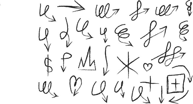 hand drawn sketch alphabet