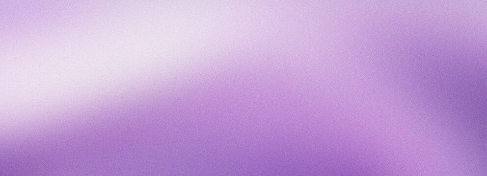 Elegant purple and lavender grainy gradient background with soft white highlights and textured noise for feminine beauty and luxury branding designs