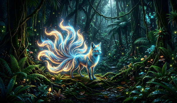 Kitsune, Japanese Mythical Creature, Wolf,