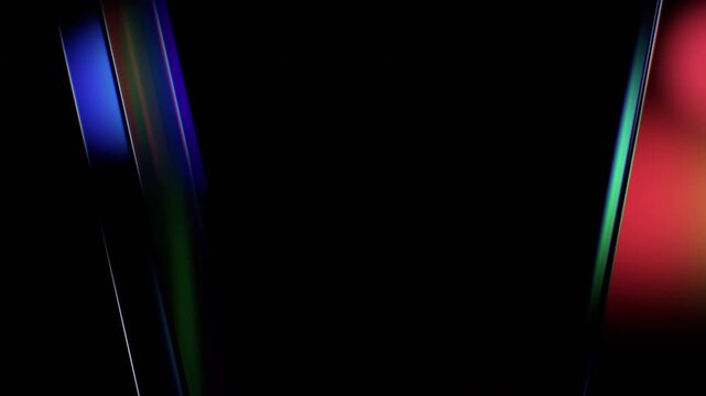 Abstract rotating glass shapes, 4k seamless loop 3d animation