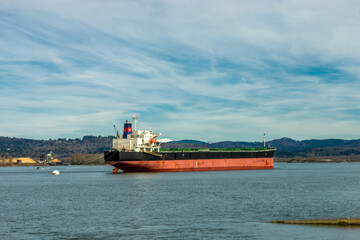 Fototapeta premium Rainier City in Columbia County, Oregon 