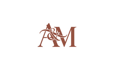 Elegant lettermark logo on black background minimalist design