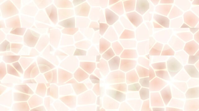 soft peach mosaic background with white lines