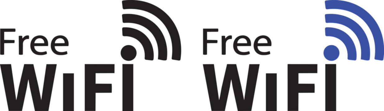 Wireless Connectivity: Showcasing the universal symbol of a free WiFi connection, illustrating easy access to wireless internet services.