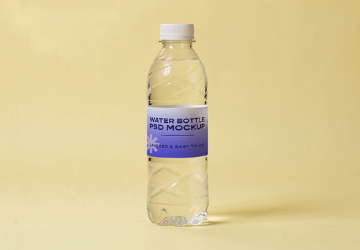 Water Bottle Mockup
