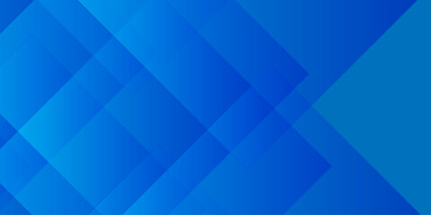 Fototapeta premium abstract blue geometric background with overlapping diagonal square shapes light gradient technology business wallpaper