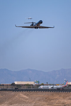 sky harbor airport 3-8-2026 Phoenix, AZ USAPrivate Gulfstream 550 N550FR at Phoenix Sky Harbor Intl. Airport.