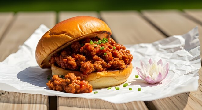  Fresh sloppy joe sandwich 