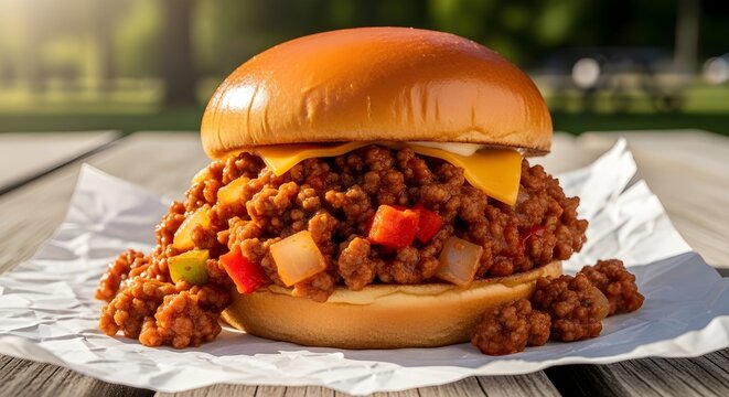  Fresh sloppy joe sandwich 