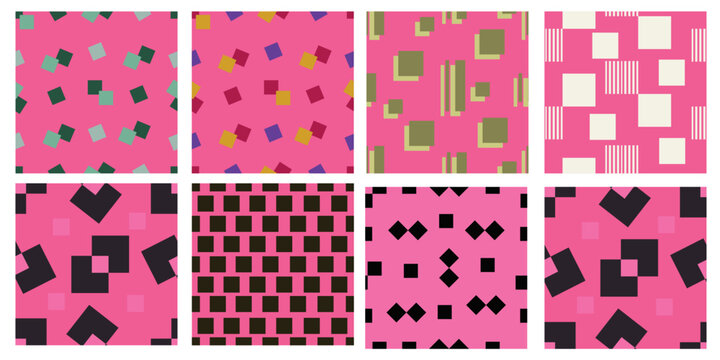 pink and white background