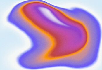 Obraz premium Vibrant purple and orange fluid gradient with soft glow and grain texture