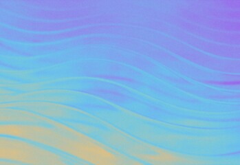 Obraz premium Iridescent pastel wavy gradient background with soft grain texture