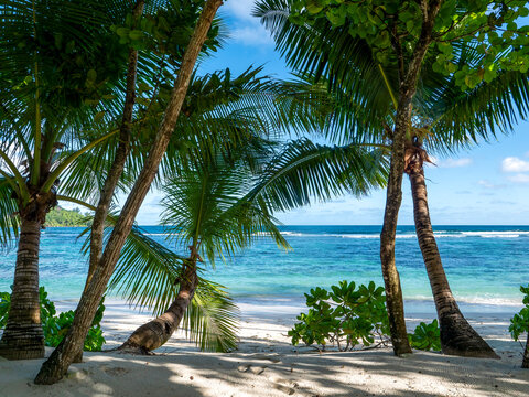 Baie Lazar Beach in the Seychelles.