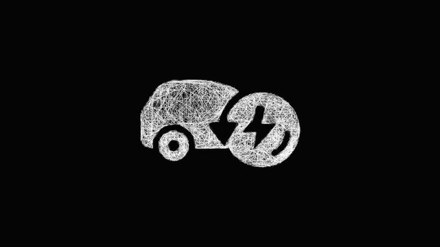 Sketch regenerative braking icon animation - smooth progressive reveal